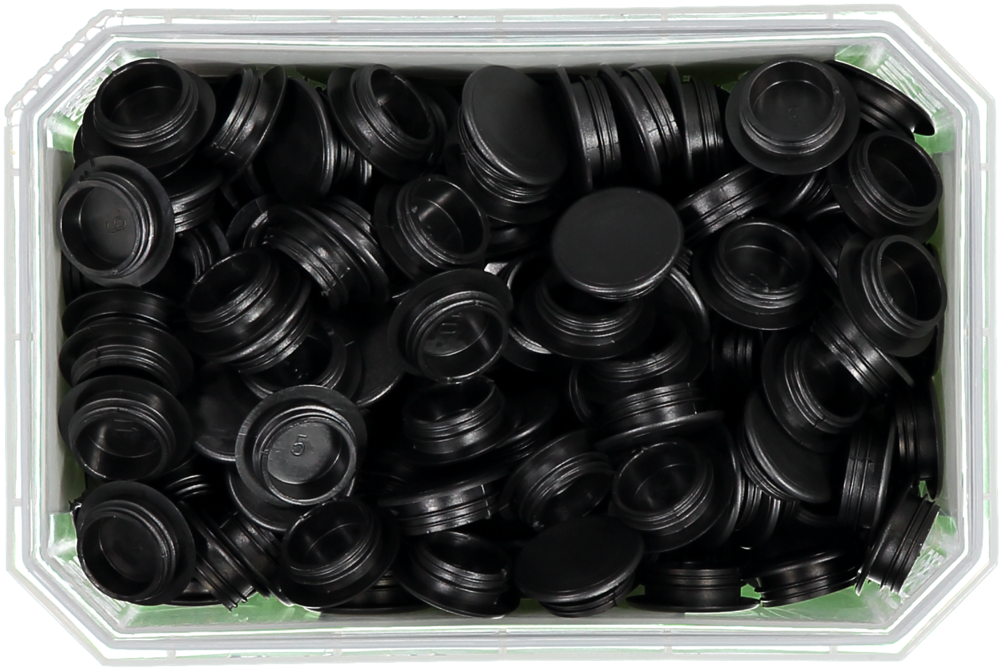 TÄCKLOCK 14/19 SVART 200ST