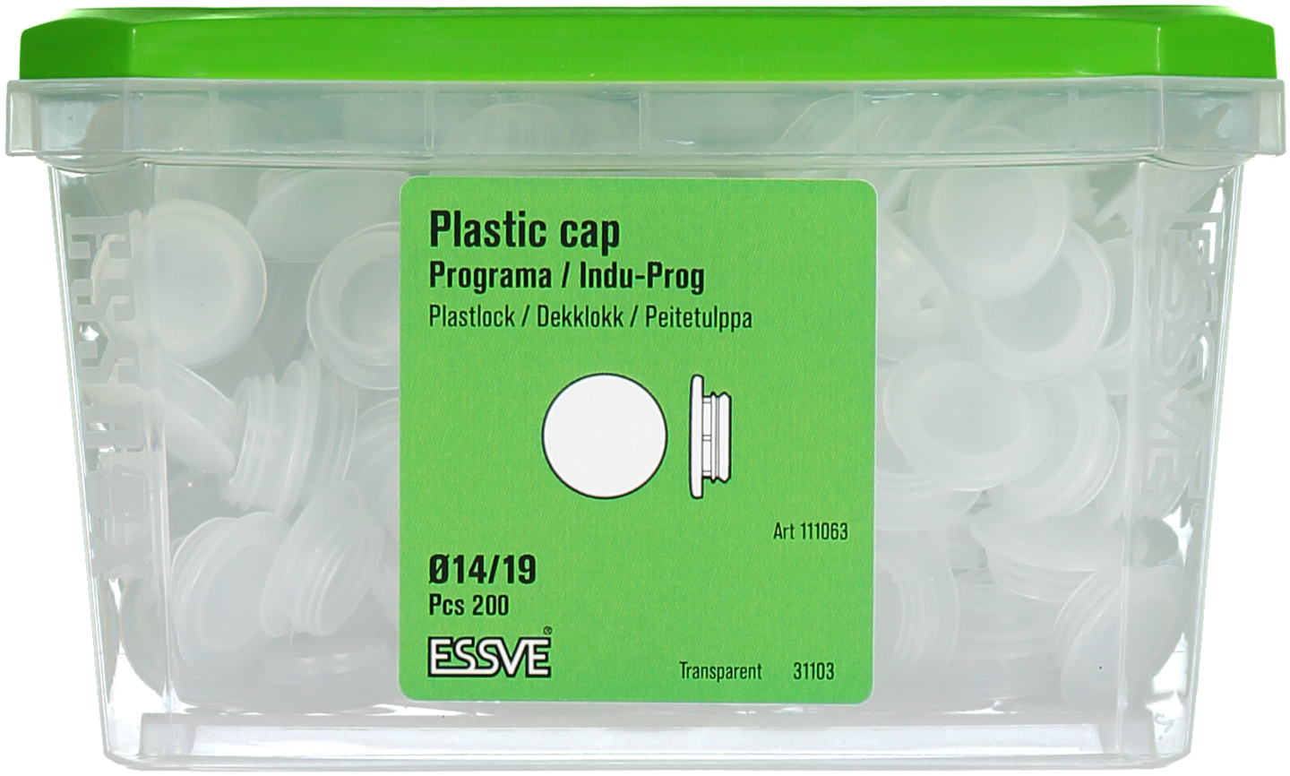 TÄCKLOCK 14/19 TRANSP 200P