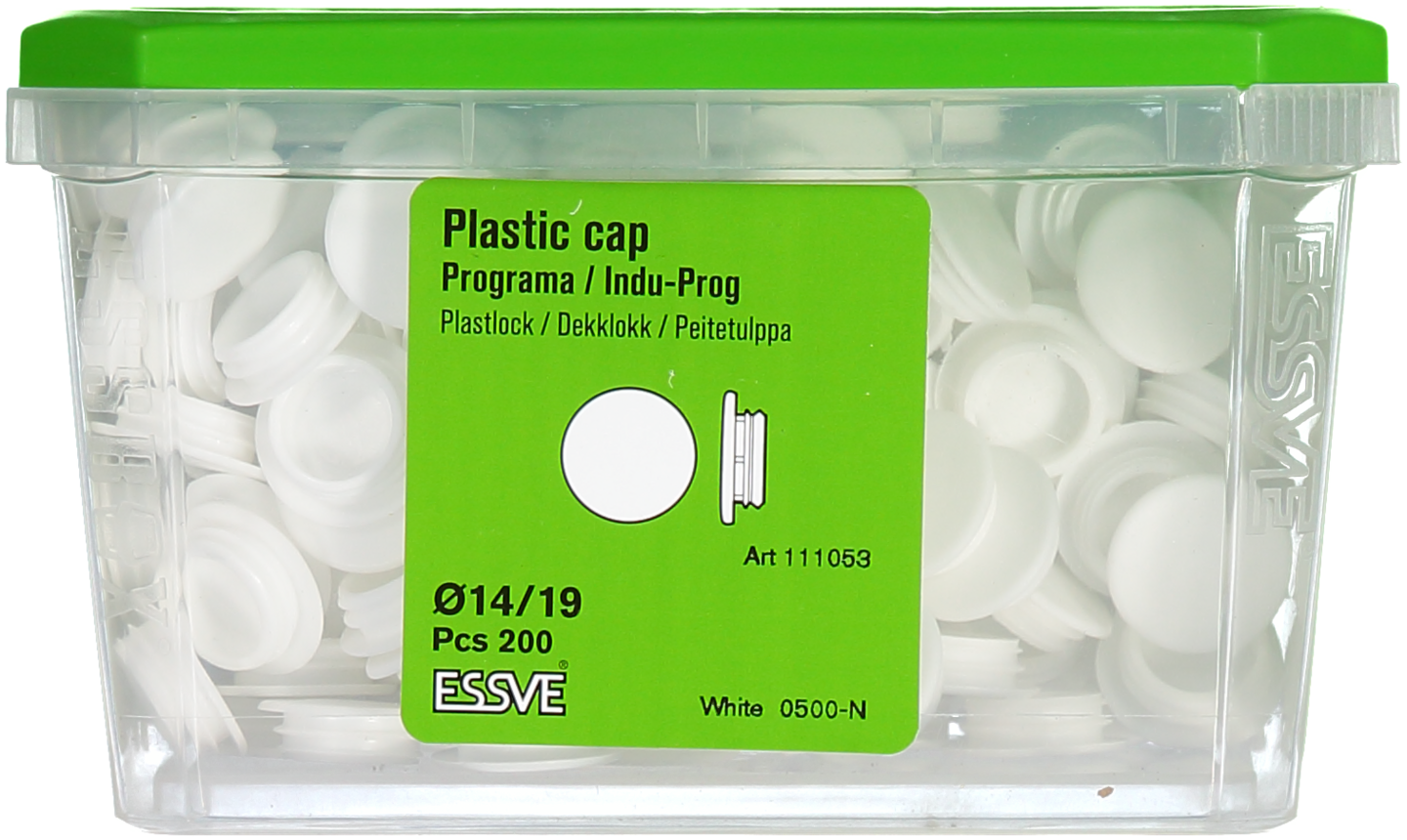 TÄCKLOCK 14/19 VIT 200P