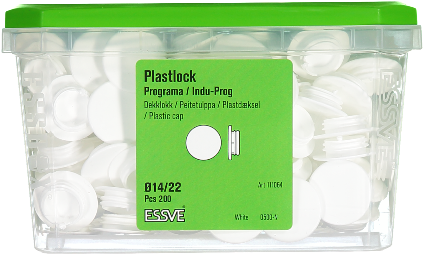 TÄCKLOCK ESSVE VIT 14/22