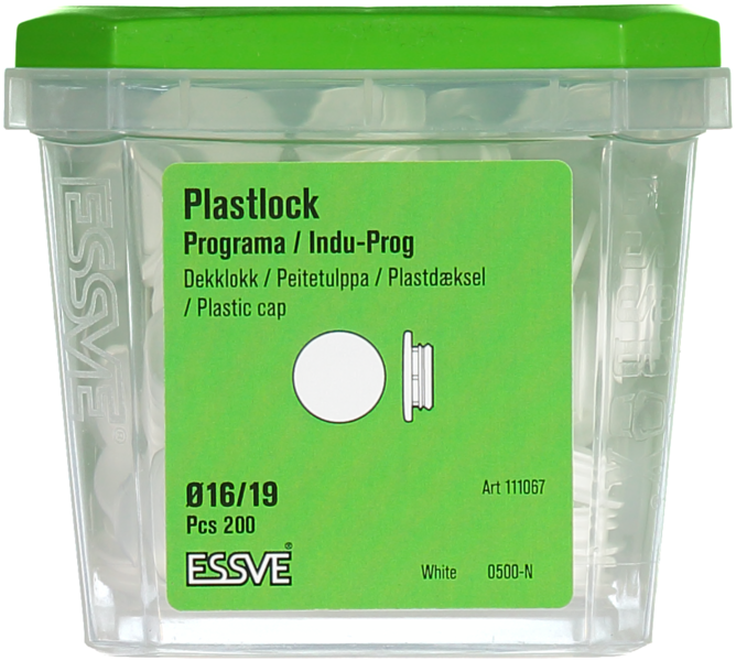 TÄCKLOCK 16/19 VIT 200P