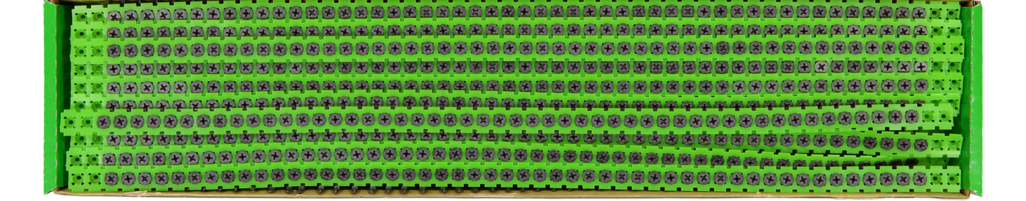 GIPSSKRUV BS BA 3,5X40 1000ST PH2 BANDAD STÅLREGEL FOSFATERA