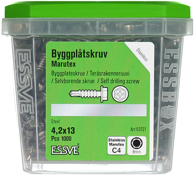 PLÅTSKRUV BS 6K A2 4.2X13 1000