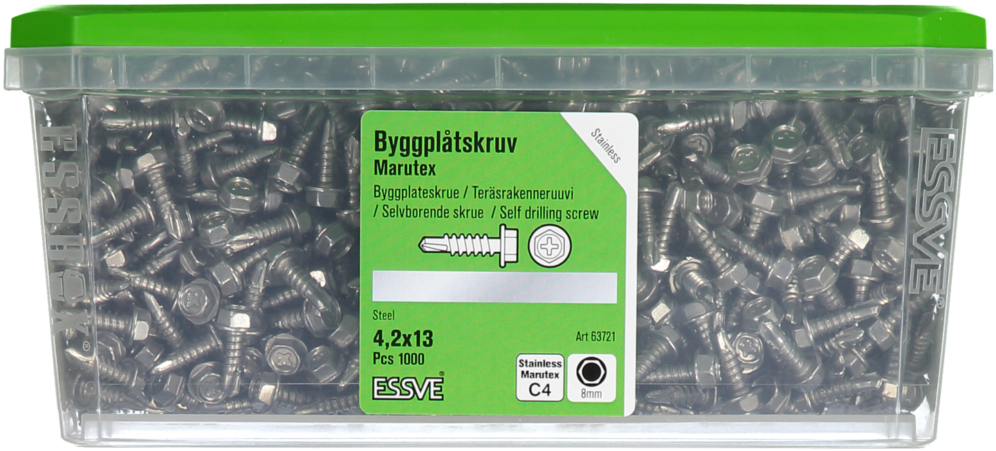 PLÅTSKRUV BS 6K A2 4.2X13 1000