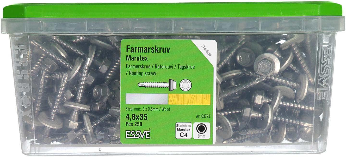 FARMARSKRUV BS MARUTEX 4.8X35 250ST