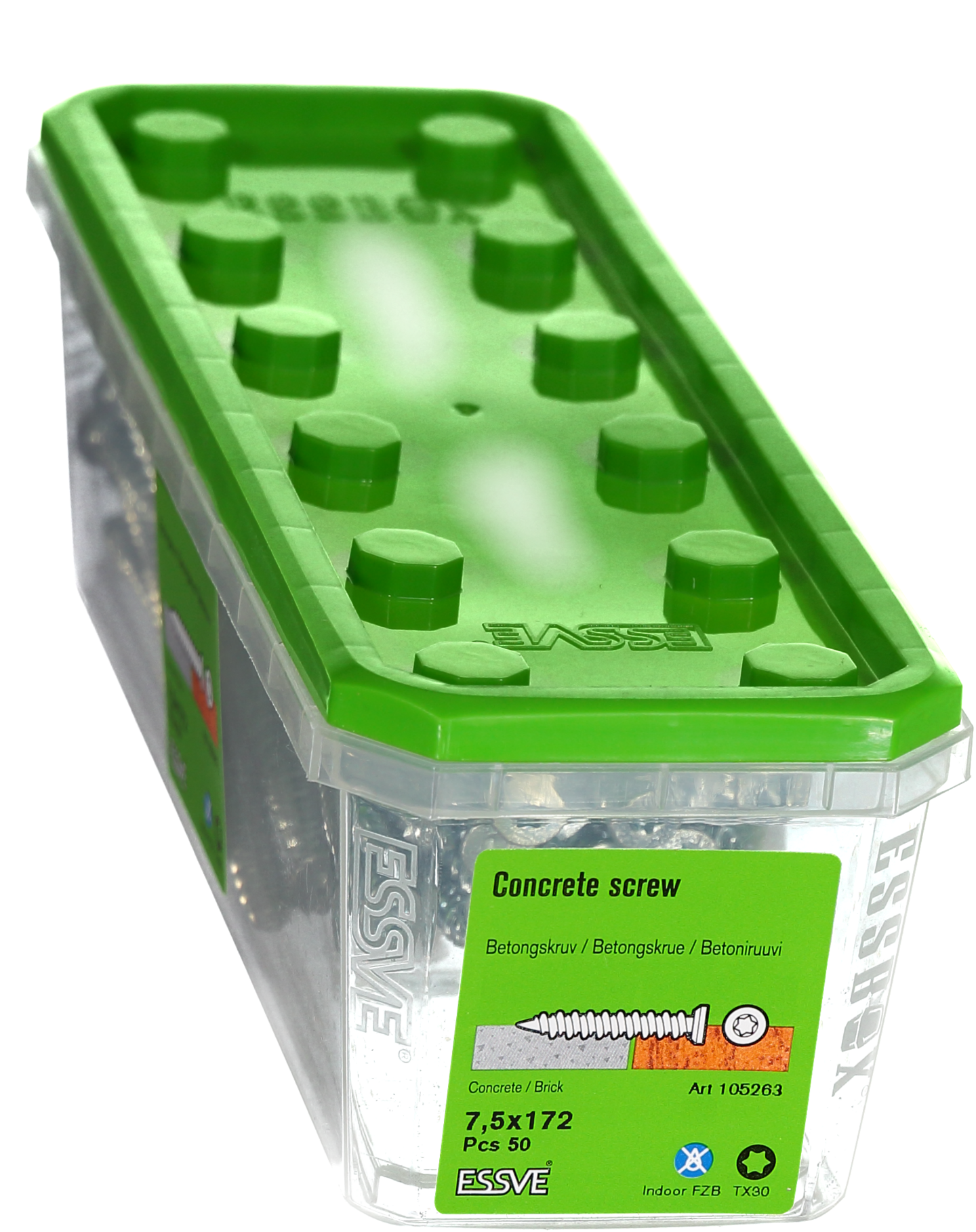 BETONGSKRUV FH FZB 7.5X172 50ST