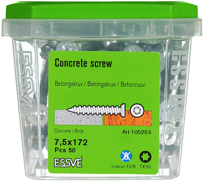 BETONGSKRUV FH FZB 7.5X172 50ST