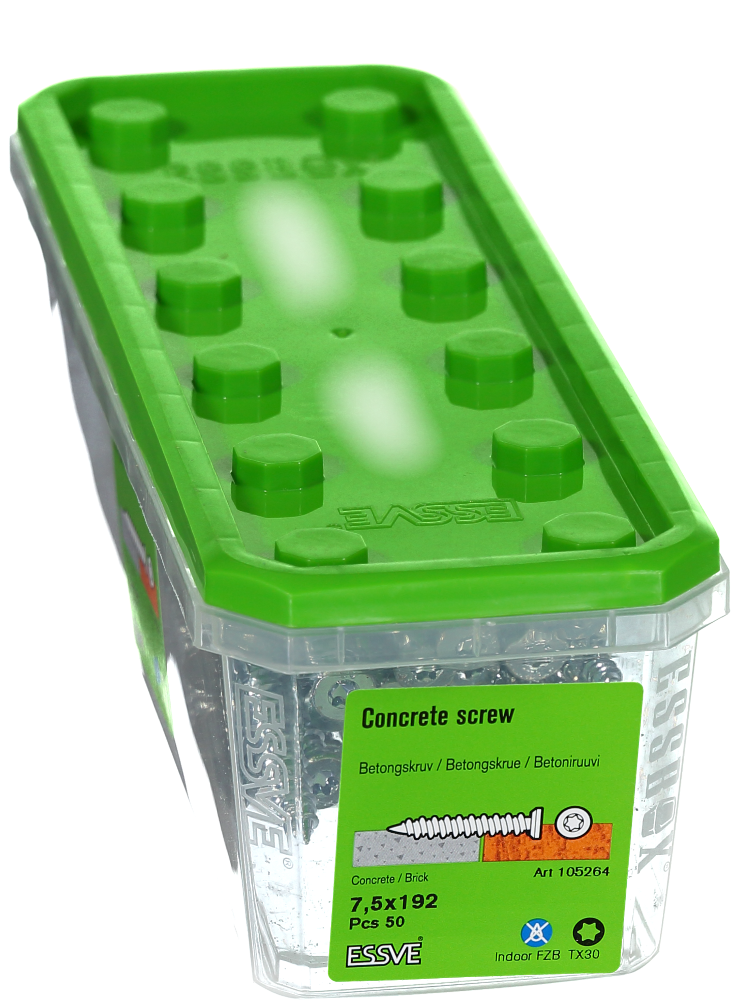 BETONGSKRUV FH FZB 7.5X192 50ST