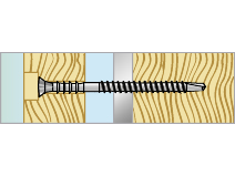 KARMSKRUV L BS FZB 6X100 100ST