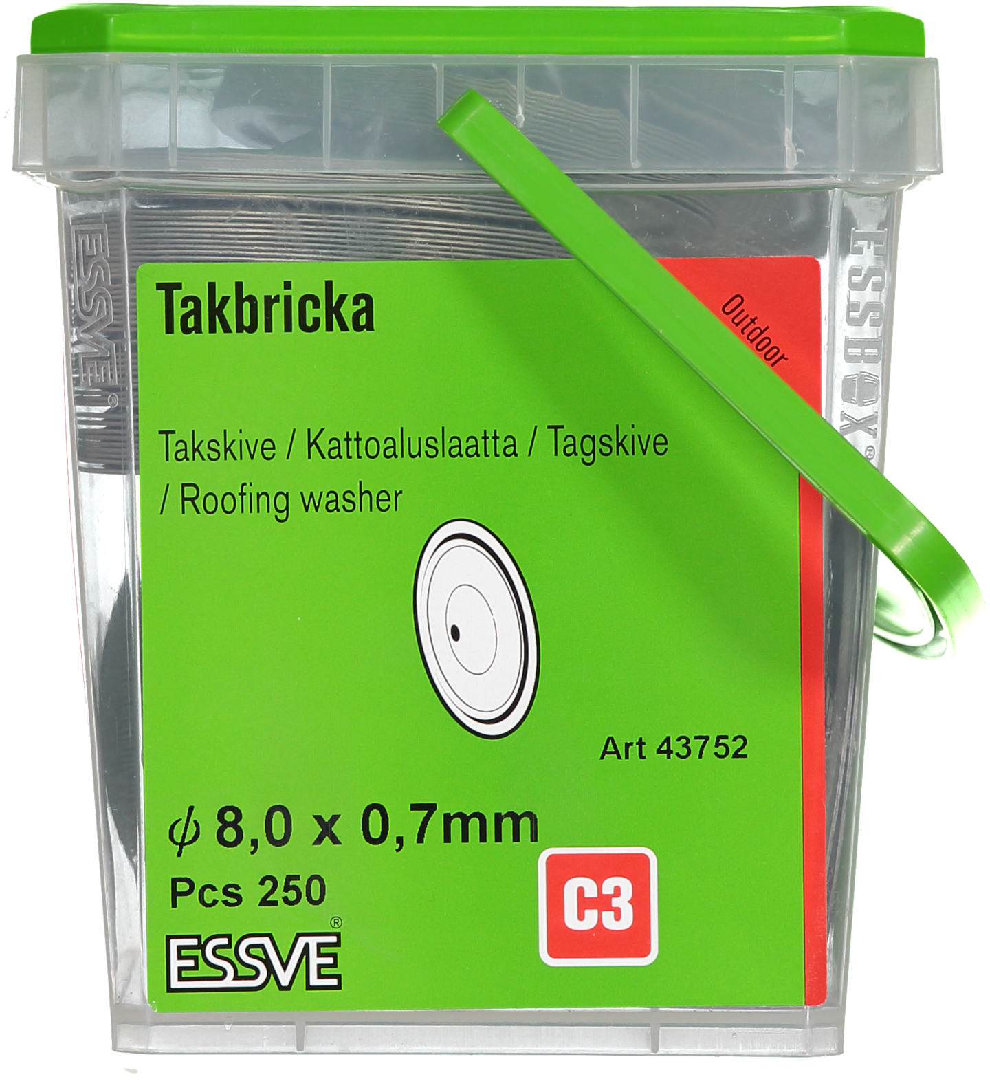 TAKBRICKA FZV 80MM/6MM 250ST