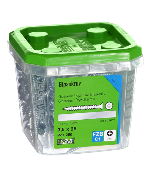 GIPSSKRUV FZB 3.5X25 250ST