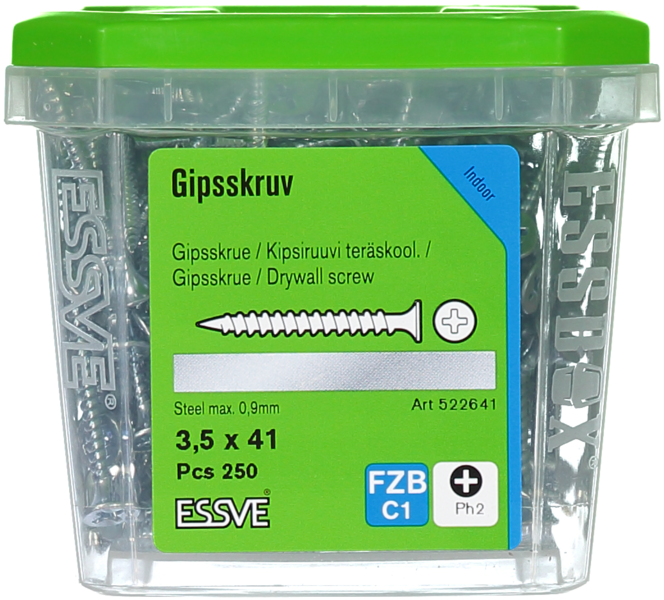 GIPSSKRUV FZB 3.5X41 250ST