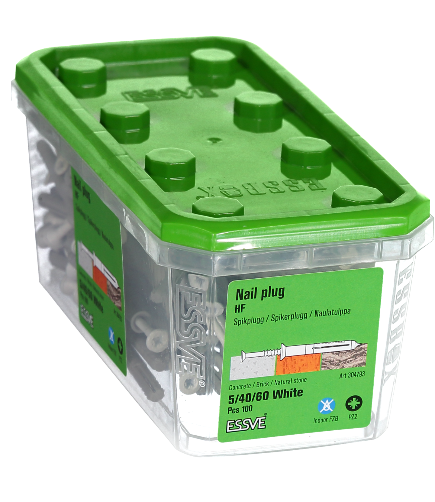 SPIKPLUGG HF FH VIT 5X60 100ST