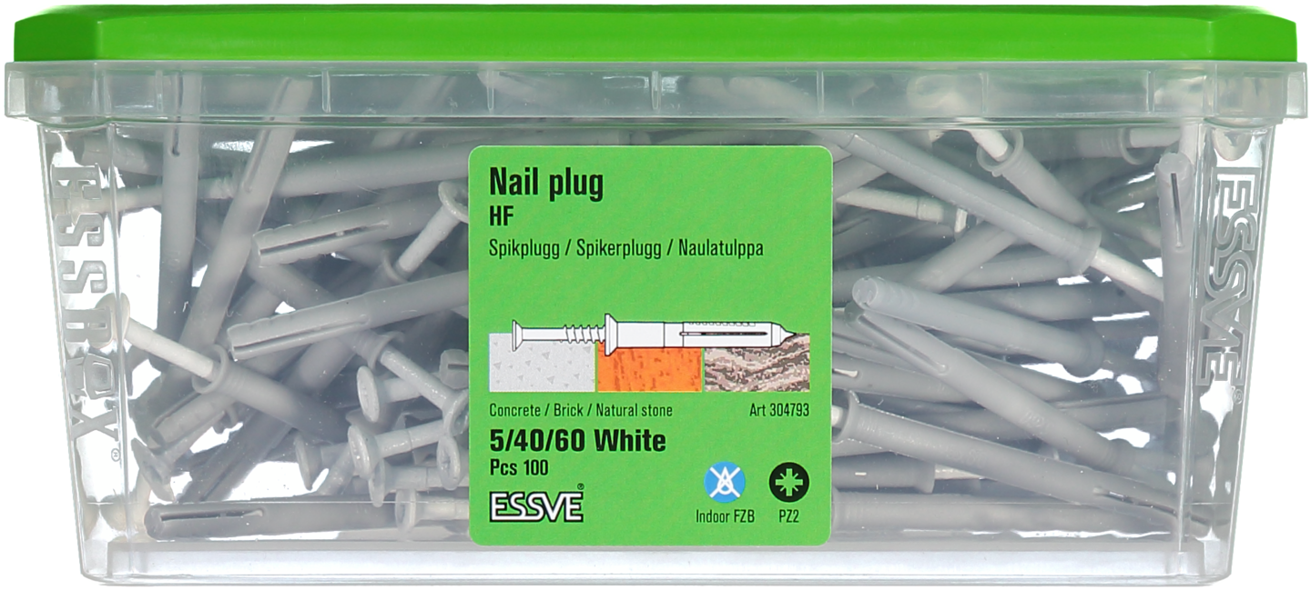 SPIKPLUGG HF FH VIT 5X60 100ST