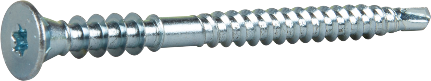 KARMSKRUV L BS FZB 6X80 8P M BORRSPETS FÖRZINKAD (TX25)