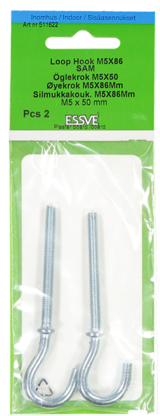 ÖGLEKROK ESSVE SAM M5X50 2ST
