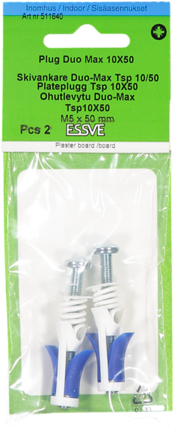 SKIVANKARE DUO-MAX TSP 10/50 2ST