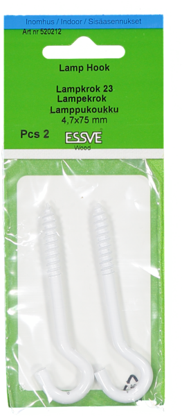 LAMPKROK ESSVE 23 VIT 75MM 2ST