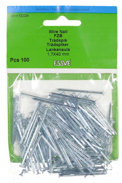 TRÅDSPIK RÄFFLAD FZB 40X1.7 FP/75