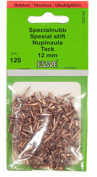 SPIK ESSVE SPECIALNUBB KOPPAR 12MM 120ST