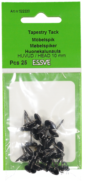 MÖBELSPIK ESSVE 100 OXID HUVUDDIAMETER 10,0 1,3X13 25ST