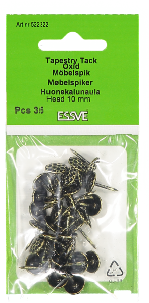 MÖBELSPIK ESSVE 1508 OXID HUVUDDIAMETER 10,0 1,3X13 35ST