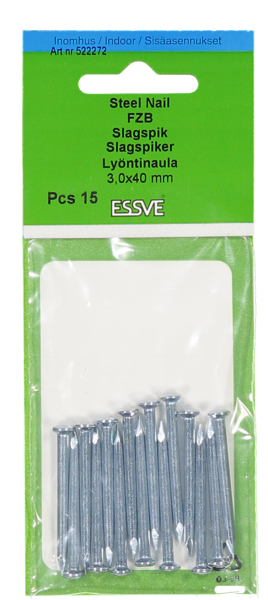 SLAGSPIK FZB 40X3.0MM FP/15