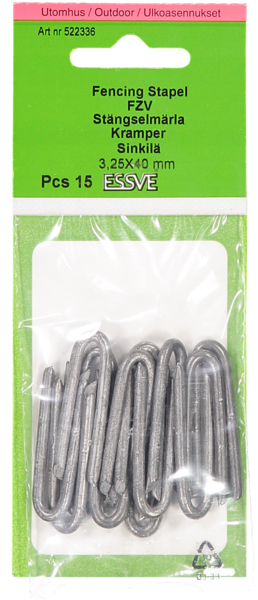 KRAMPA FZV 40X3.25MM 15ST