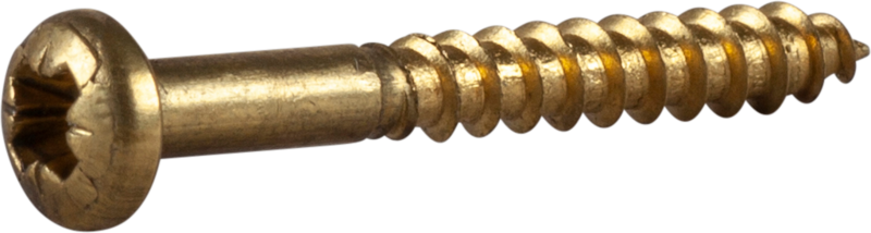 TRÄSKRUV ESSVE KULLRIGT HUVUD MÄSSING 3,5X30 8ST