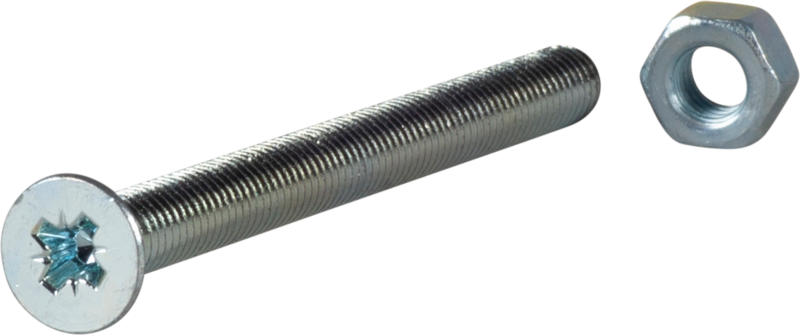 MASKINSKRUV ESSVE FÖRSÄNKT HUVUD FZB M5X60 6ST