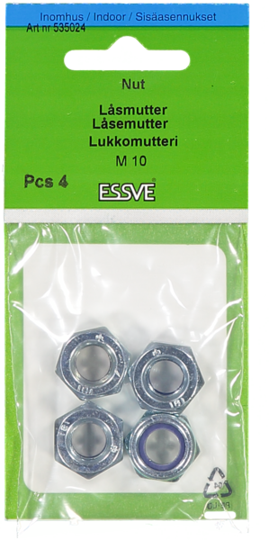 LÅSMUTTER ESSVE FZB M10 4ST