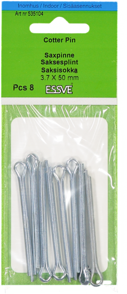 SAXPINNE ESSVE FZB 3.7X50MM 8ST