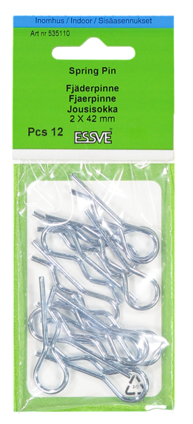 FJÄDERPINNE ESSVE FZB 2.0X42MM 12ST