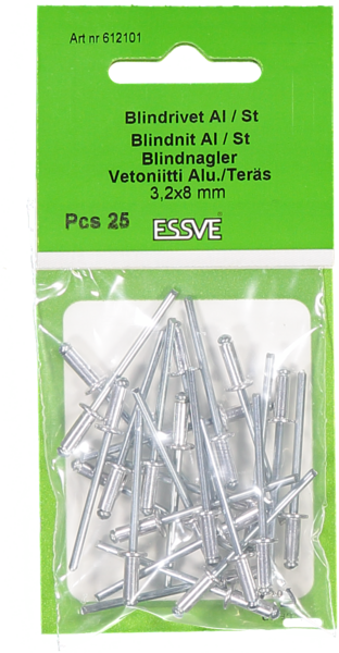 BLINDNIT ESSVE ÖPPEN AL 3.2X 8 25ST