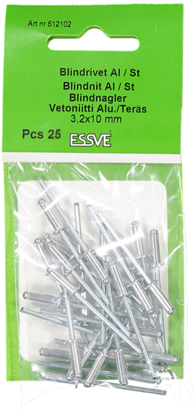 BLINDNIT ESSVE ÖPPEN AL 3.2X10 25ST