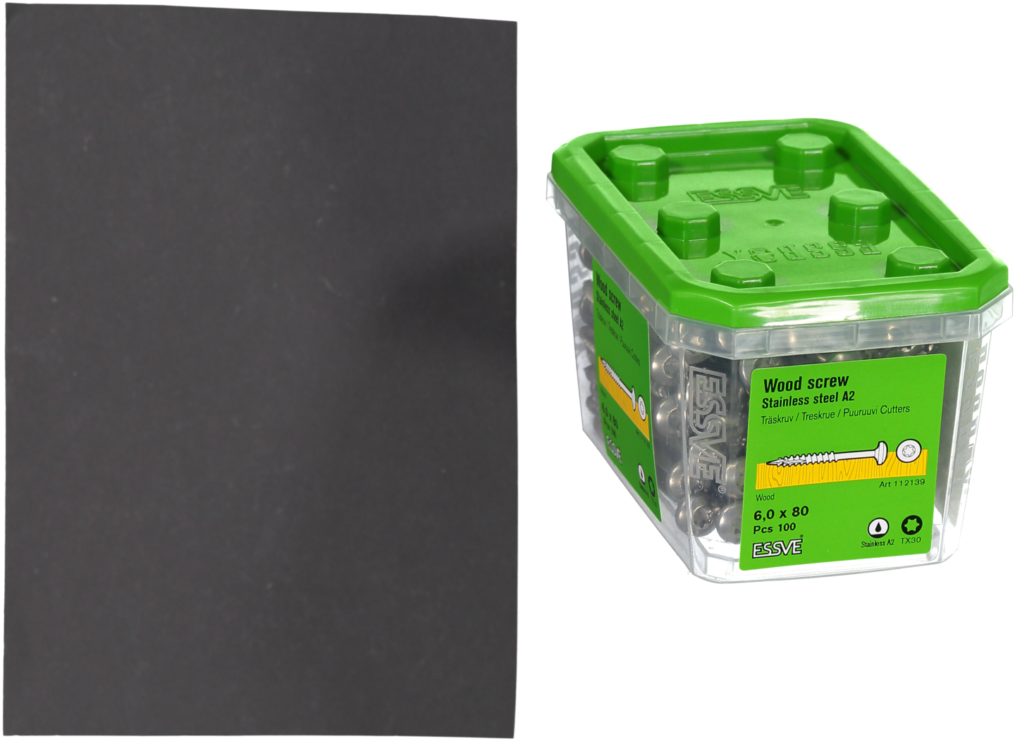 TRÄSKRUV KS A2 UTV 6,0X80 100 TX25