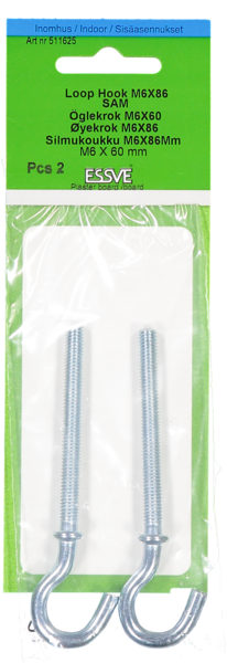 ÖGLEKROK ESSVE SAM M6X60 2ST
