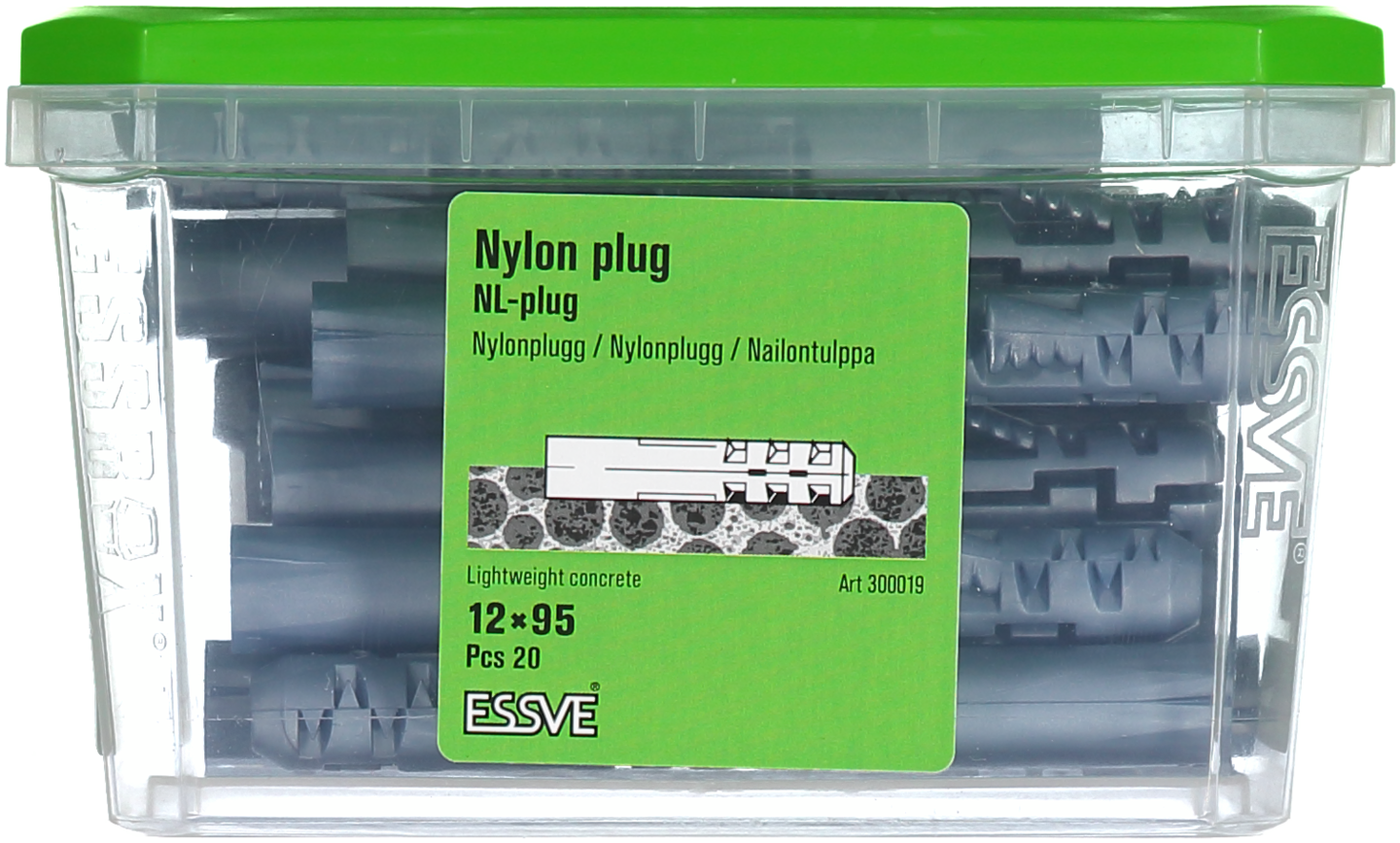 NYLONPLUGG 12X95MM 20ST