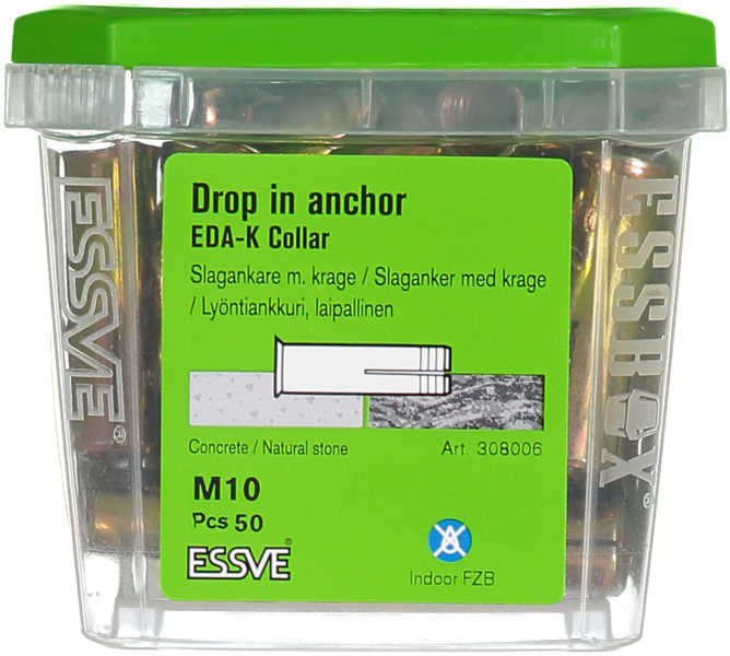 SLAGANKARE EDA-K FZG M10 50ST