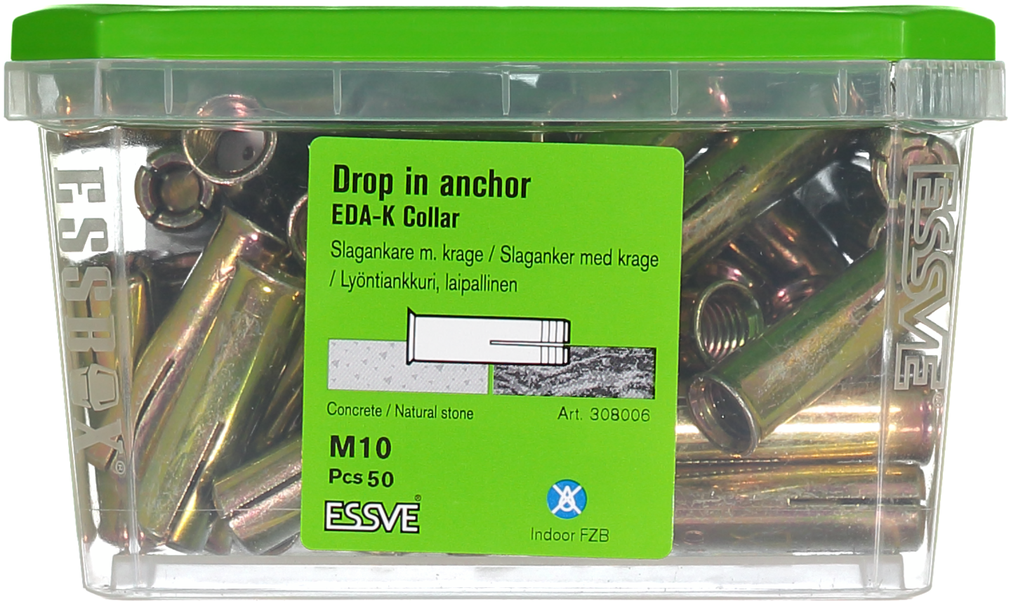 SLAGANKARE EDA-K FZG M10 50ST