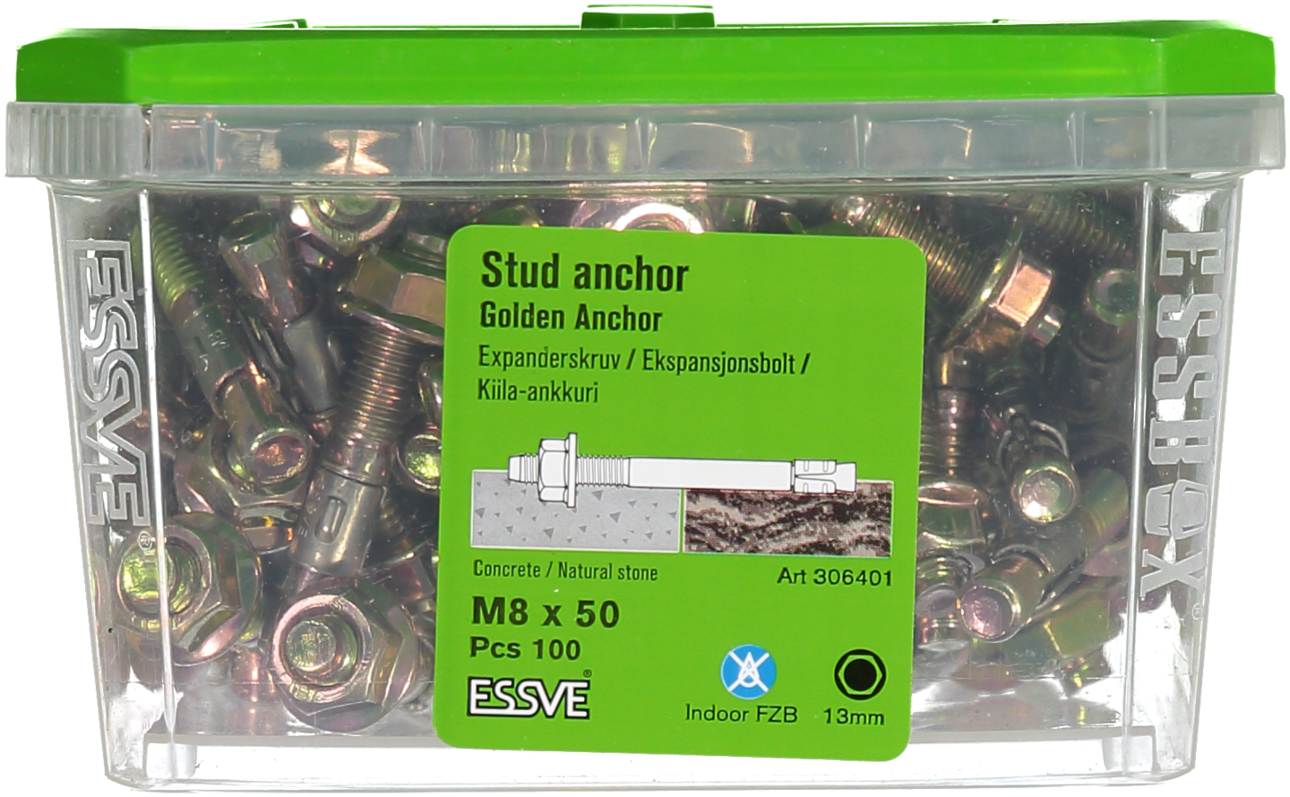 EXPANDERBULT FZB M8X50 100ST