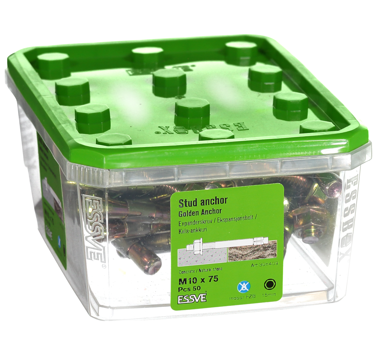 EXPANDERBULT FZB M10X75 50ST