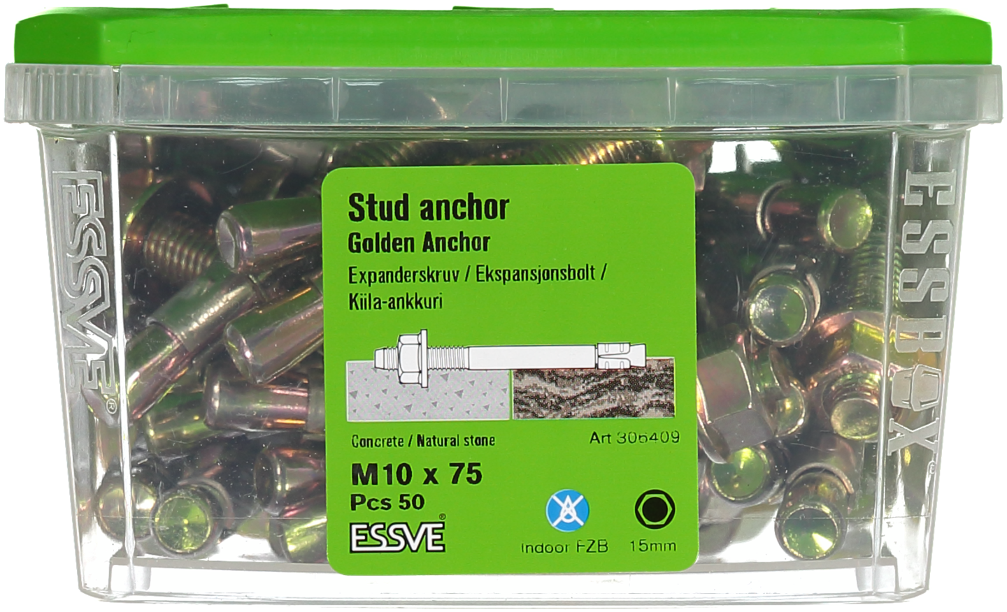 EXPANDERBULT FZB M10X75 50ST