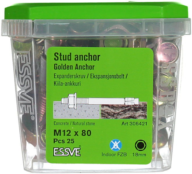 EXPANDERBULLT FZB M12X80 25ST