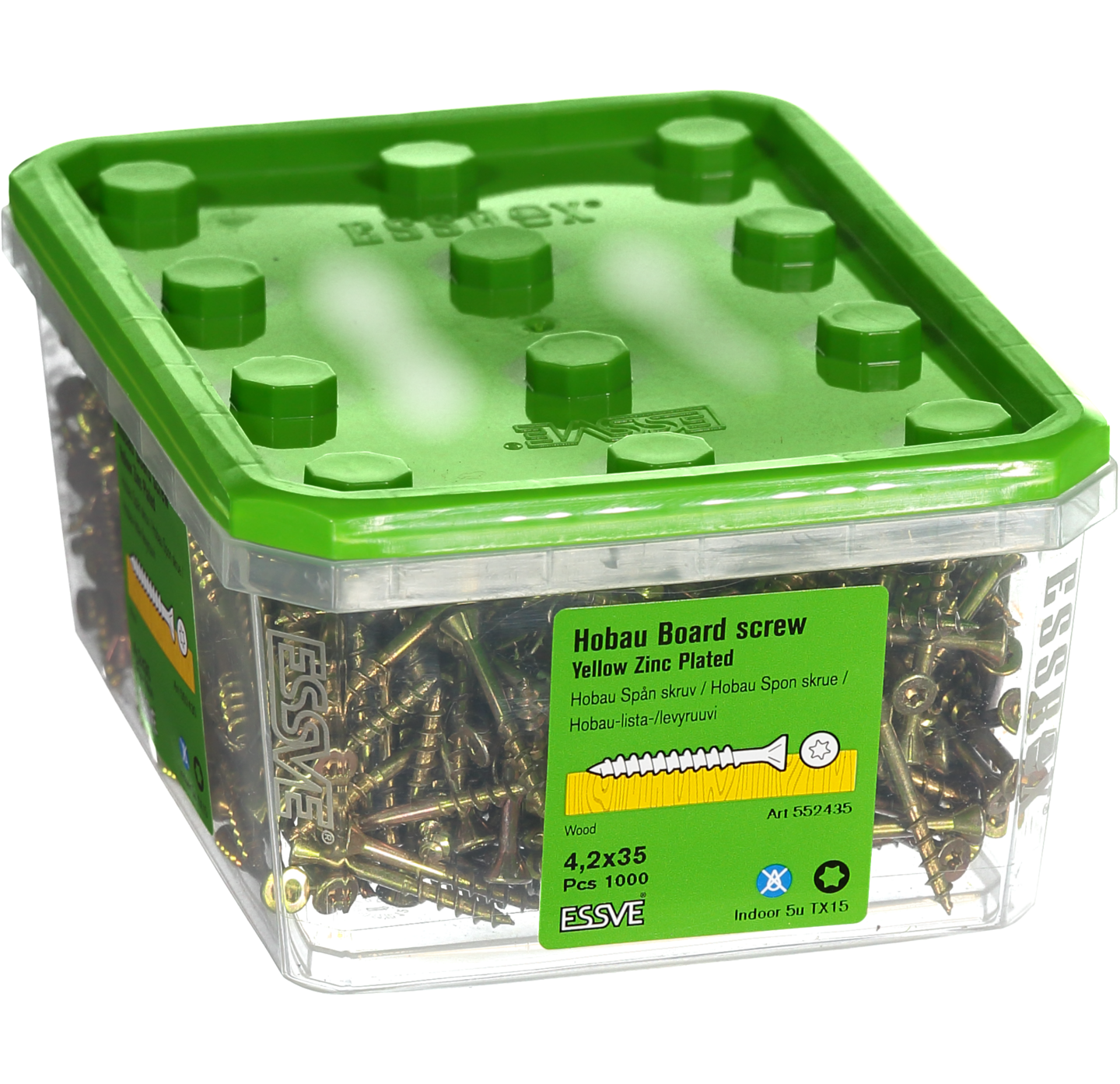 SKRUV ESSVE HOBAU TX15 GULKROM 4,2X35 1000ST