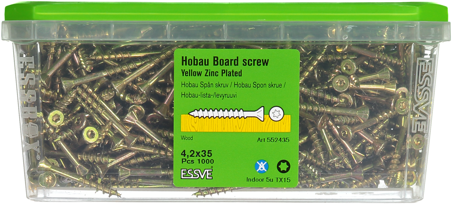 SKRUV ESSVE HOBAU TX15 GULKROM 4,2X35 1000ST