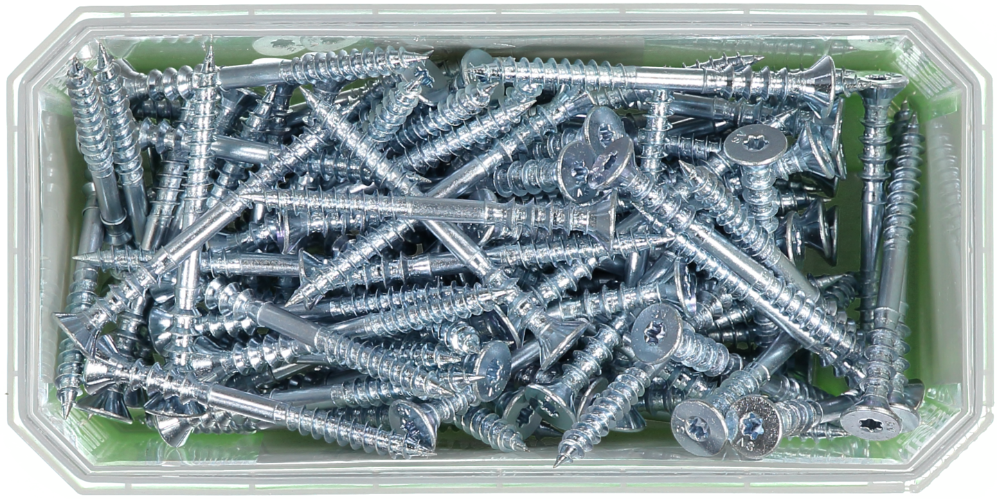 KARMSKRUV L 6X70 100P TRÄ/BETONG FZB VS