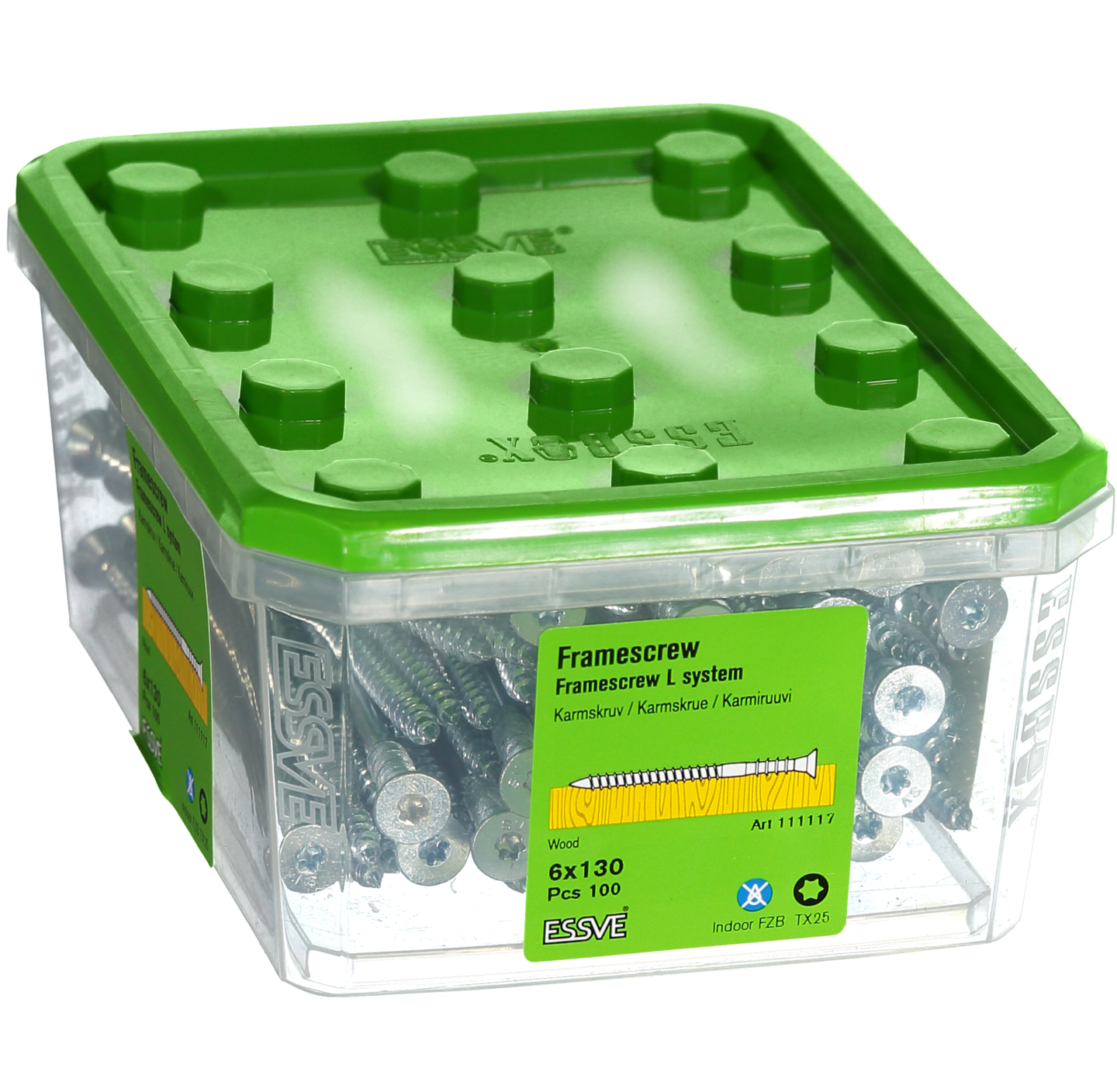 KARMSKRUV L VS FZB 6X130 100ST