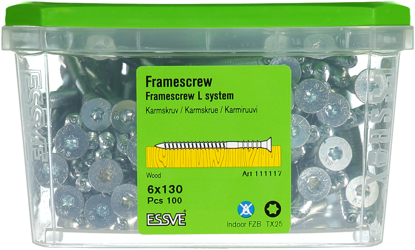 KARMSKRUV L VS FZB 6X130 100ST