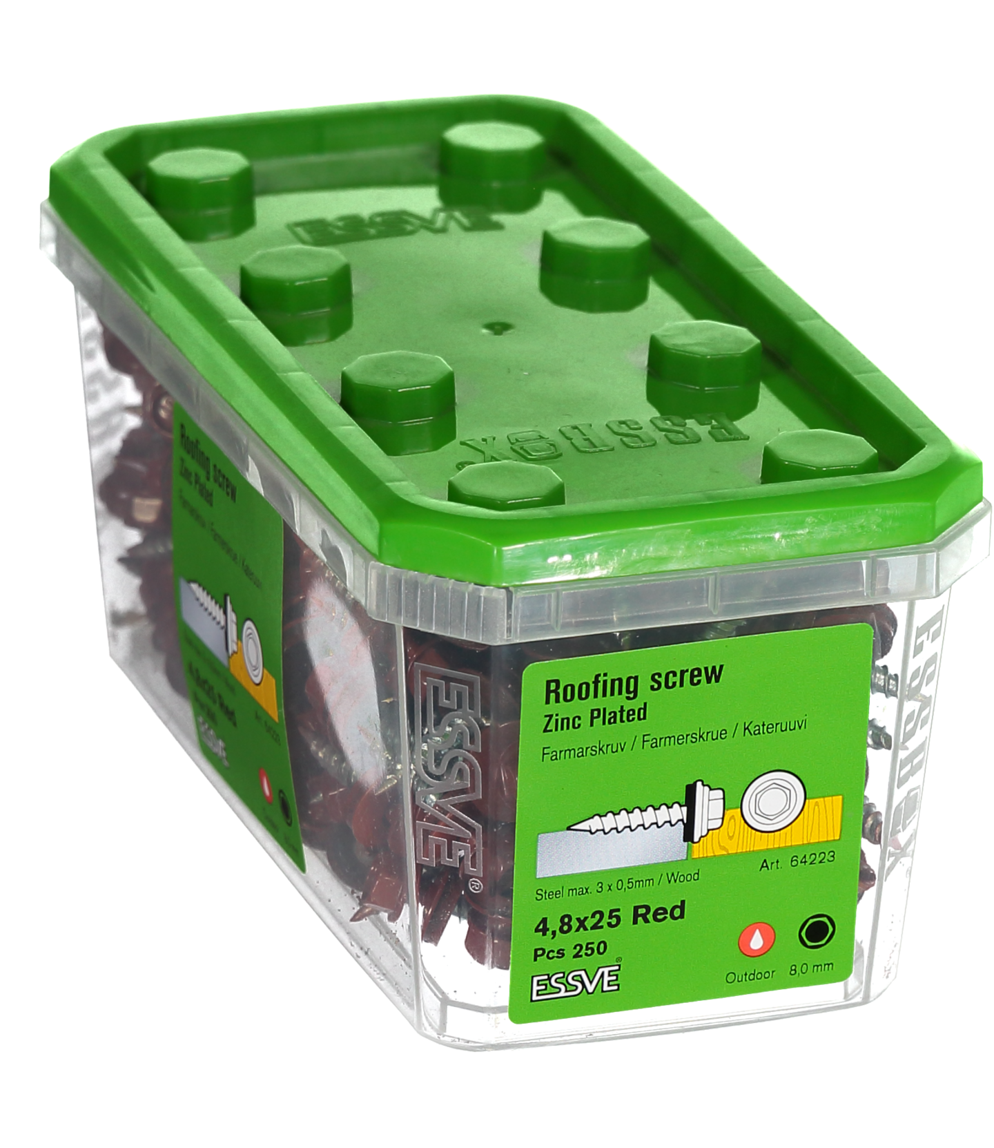 FARMARSKRUV VS ROSTRÖD 4.8X25 250ST